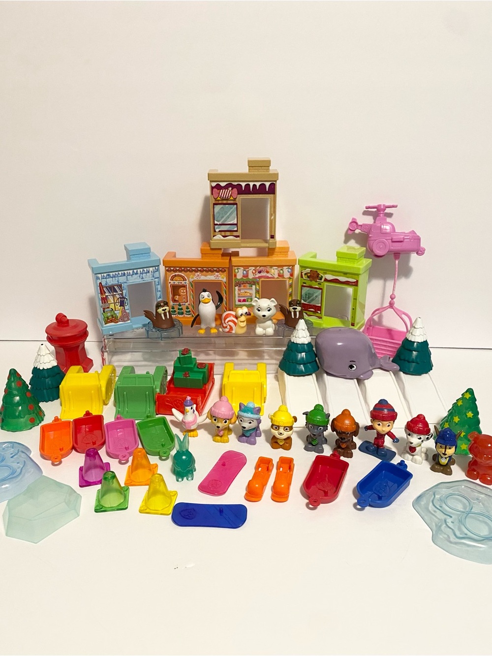 Paw Patrol Christmas Winter Playset Advent Calendar Toy Bundle Lot Figures Pup
